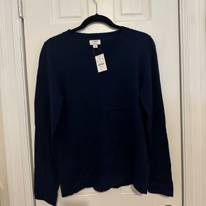 J. Crew Cotton Teddie Sweater; Size Medium; NEW